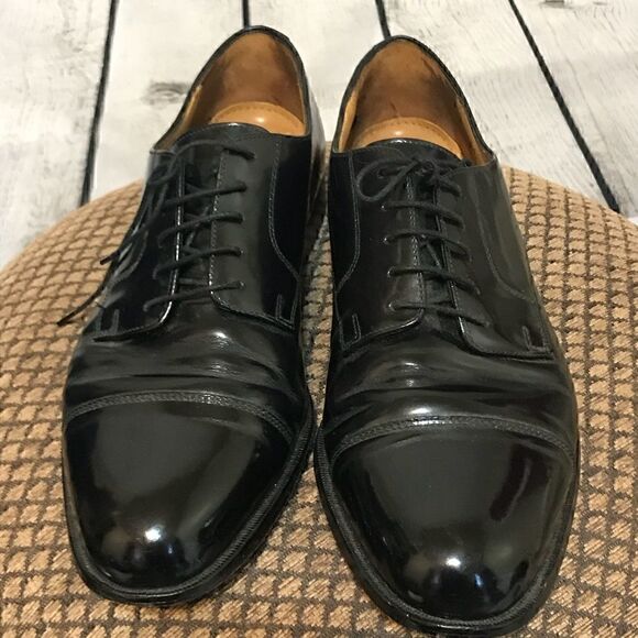 Cole Haan Patent Leather oxford Derby Shoes size 11 - Picture 2 of 6